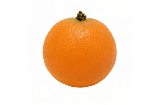 Orange Décorative – Fruit Artificiel avec Couronne (Ø 7 cm)