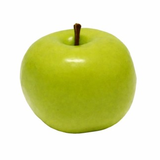 Pomme Verte Décorative – Fruit Artificiel (6 × 5 cm)