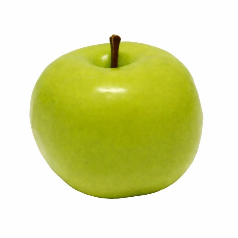 Pomme Verte Décorative – Fruit Artificiel (6 × 5 cm)