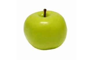 Pomme Verte Décorative – Fruit Artificiel (6 × 5 cm)