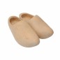 Decorative Wooden Clogs Natural – 29 × 12 cm