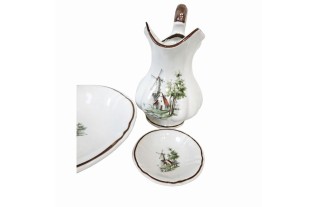 Nachtkastje met Lampetkan – Geschilderd in Decoration Paint | Uniek Brocante Stuk