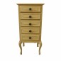 Armoire avec tiroirs peinte en Decoration Paint Gold