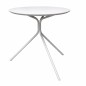 Table d’appoint ronde en métal – peinte en Casper Blue