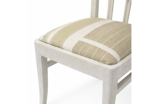 Set of 2 vintage chairs from the 1950s – Old White with patina