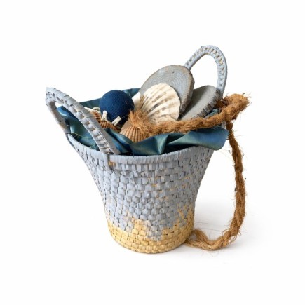 Sea & Beach Decorative Basket – 35 × 35 cm