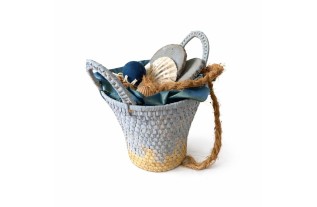 Sea & Beach Decorative Basket – 35 × 35 cm