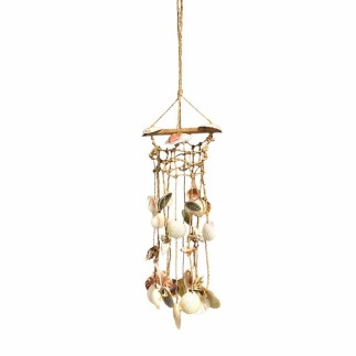 Mobile en Coquillages – Calme Naturel & Mouvement Doux (60 × 17 cm)