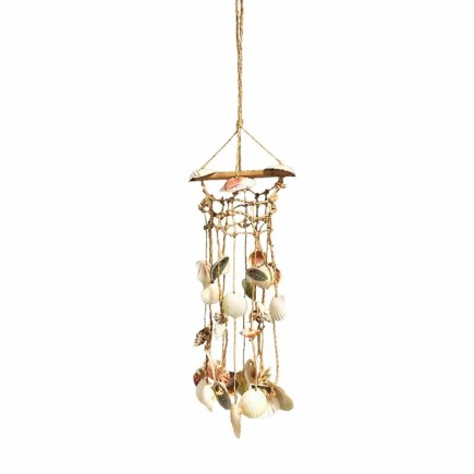 Mobile van Schelpen – Natuurlijke Rust & Beweging (60 × 17 cm)