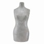 Torso in zilver en Mystery Grey met skeletblad Torso in zilver en Mystery Grey met skeletblad