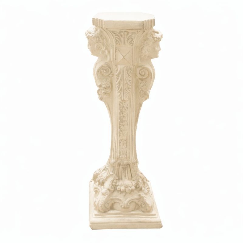 Stone Composite Pedestal – Classic Object with Timeless Character | Height 75 cm Stone Composite Pedestal – Classic Object with Timeless Character | Height 75 cm
