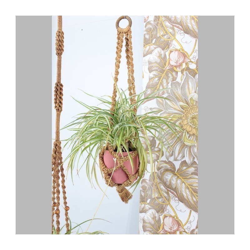 Cintre en macramé Monstera 140 cm