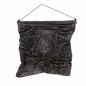 Kalkdoek IV “Black” – Handcrafted Wall Art in Decoration Paint