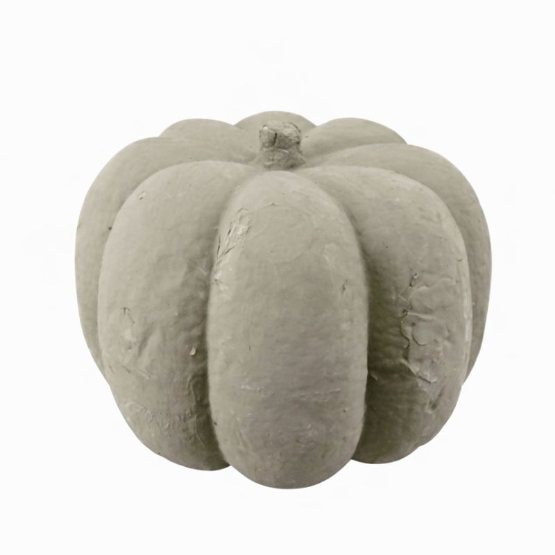 Decoratieve Pompoen met Betonlook – Georgian Green | Ø 23 cm