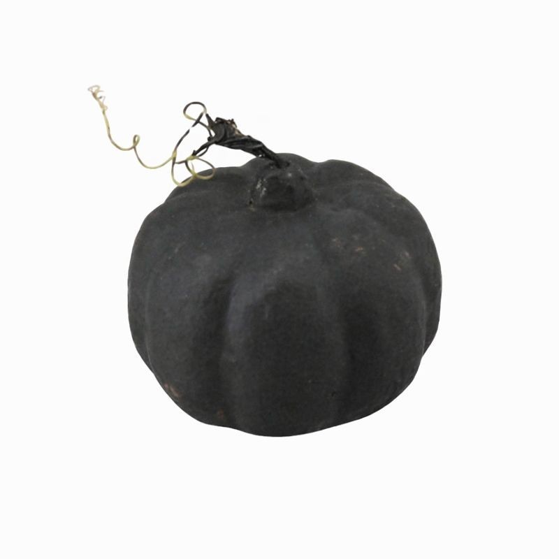 Zwarte Decoratieve Pompoen – Cornwall Black | Ø 12 cm