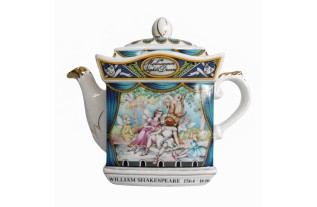 Unieke Vintage Theepot William Shakespeare's A Midsummer Night’s Dream