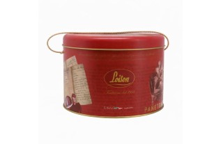 Empty Loison Panettone Tin – Authentic Italian Storage | Ø 22 x H 17 cm