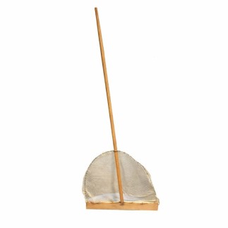 Décoration Filet de Pêche en Bois et Métal – Objet Maritime Authentique (110 × 40 cm)