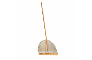 Fisherman’s Net Decoration in Wood and Metal – Authentic Maritime Object (110 × 40 cm)
