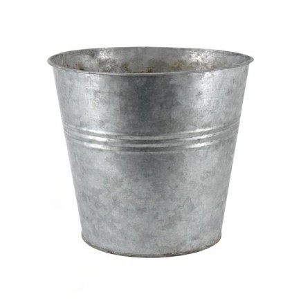 Vintage Zinken Potje – Authentiek, Stoer en Tijdloos