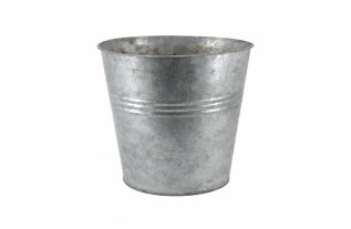 Vintage Zinken Potje – Authentiek, Stoer en Tijdloos