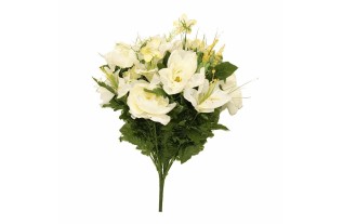 Soft Cream Bouquet – Richly Filled and Naturally Shaped