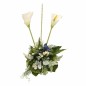 White Floral Bouquet with Calla – Modern and Refined Arrangement