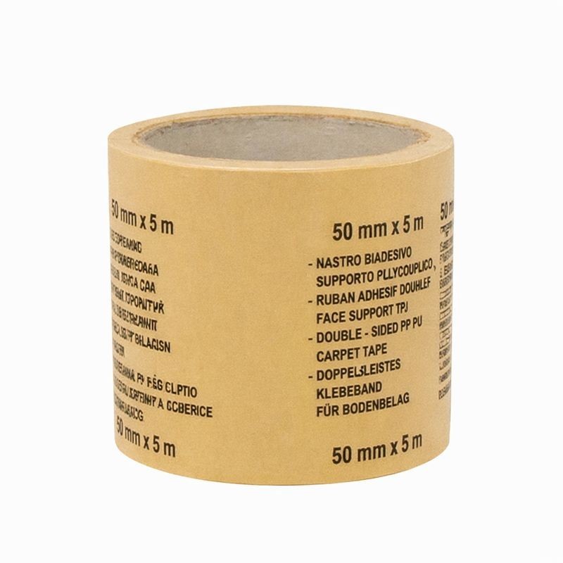 Dubbelzijdige Kleefband voor Vloer- en Tapijttoepassingen – 50 mm x 5 m Dubbelzijdige Kleefband voor Vloer- en Tapijttoepassingen – 50 mm x 5 m