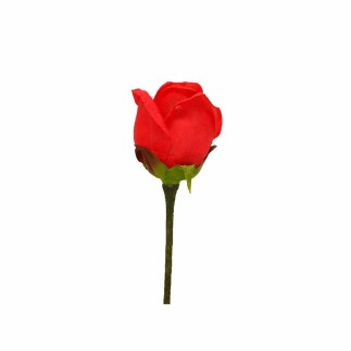 Rose en soie – rouge – 90 cm