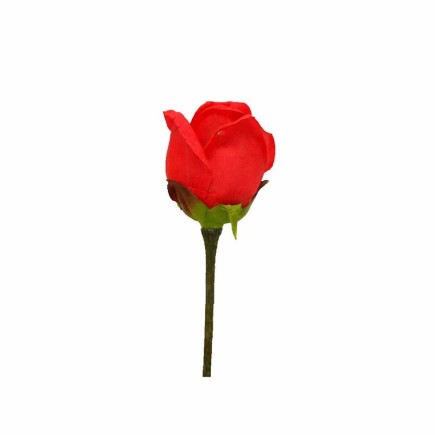 Roos van zijde – rood – 90 cm