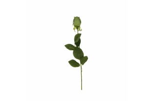 Rose en soie – verte – 60 cm