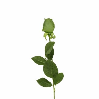 Rose en soie – verte – 60 cm