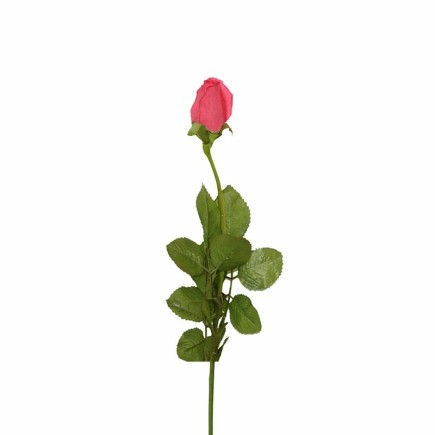 Roos van zijde – oud roze – 75 cm