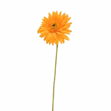 Gerbera van synthetische zijde – oranje – 55 cm