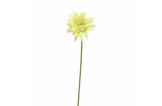 Silk gerbera – white – 65 cm