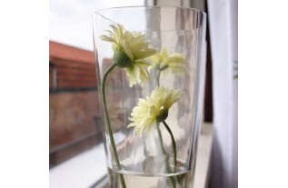 Gerbera van zijde – wit – 65 cm
