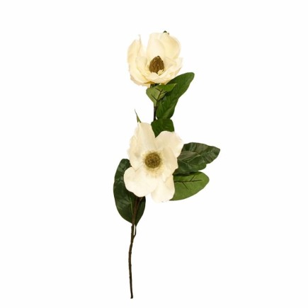 Zijde magnolia wit – 85 cm