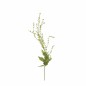 Branch with flower buds and leaves – green – 80 cm
