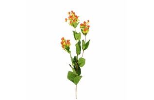 branch of berries color red-cream length 70 cm