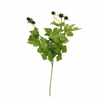 Branche de baies noires – 45 cm