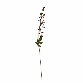 Branche de baies – bordeaux – 75 cm
