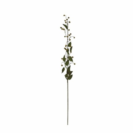 Branche de baies – verte – 75 cm