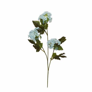 Fleur en soie – petite – bleu clair – 53 cm