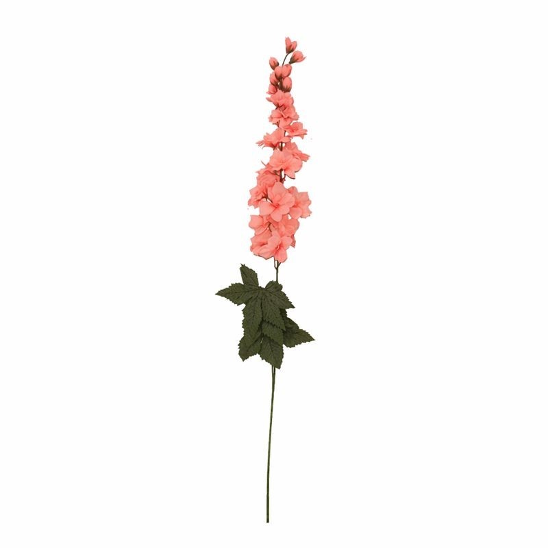 Delphinium van zijde – licht oranje – 90 cm