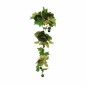 Couronne de roses et baies pour bougie ou bouteille – Vert – Ø 25 mm