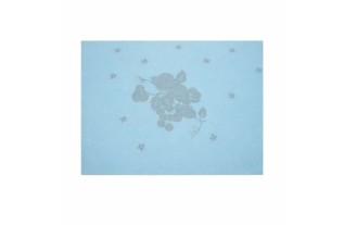 Serviette de table peyote green avec ornement et fruits – 50 × 70 cm