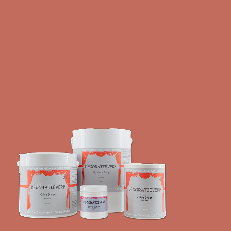 DECORATION PAINT TERRA COTTA PINK