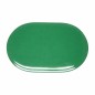 Glossy Rounded Green Placemat 30 × 45 cm