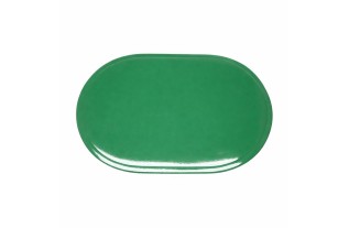 Placemat glanzend afgerond groen 30 × 45 cm