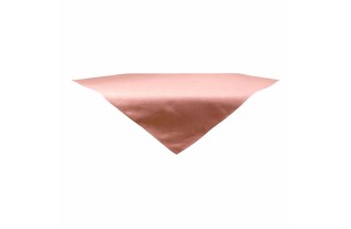 Nappe vintage rose en satin 100 × 100 cm